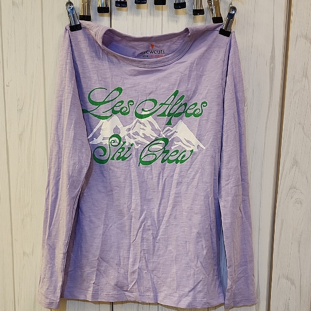 Crewcuts Lavender Long Sleeve Shirt
